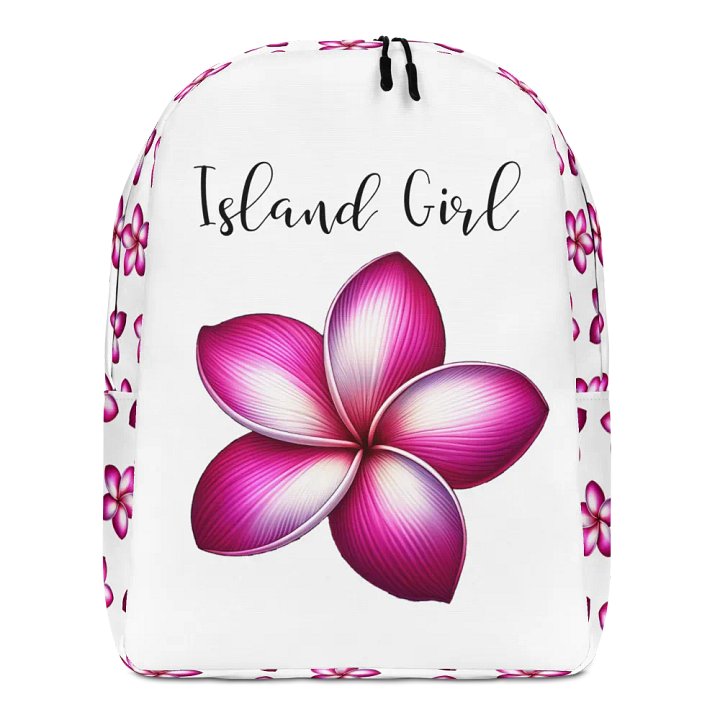 Island Girl Plumeria Backpack - Tropical Bliss for Your Adventures product image (1)