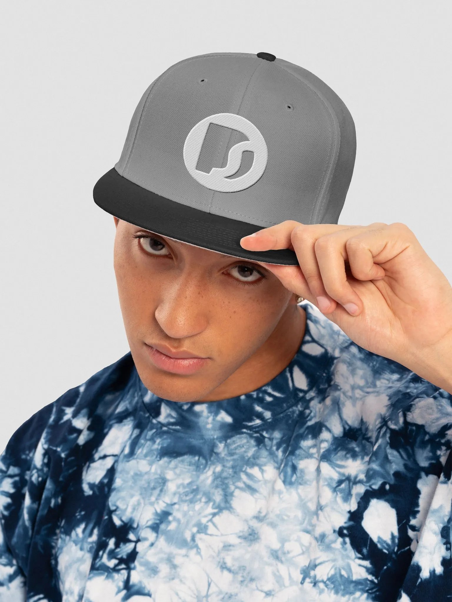 Dedicated Snapback White/Grey Two Color product image (5)