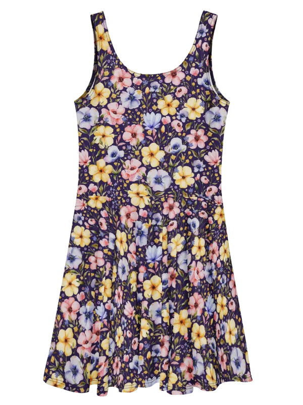 Women’s Floral Dress – Elegant Sleeveless Fit & Flare Summer Sundress product image (2)