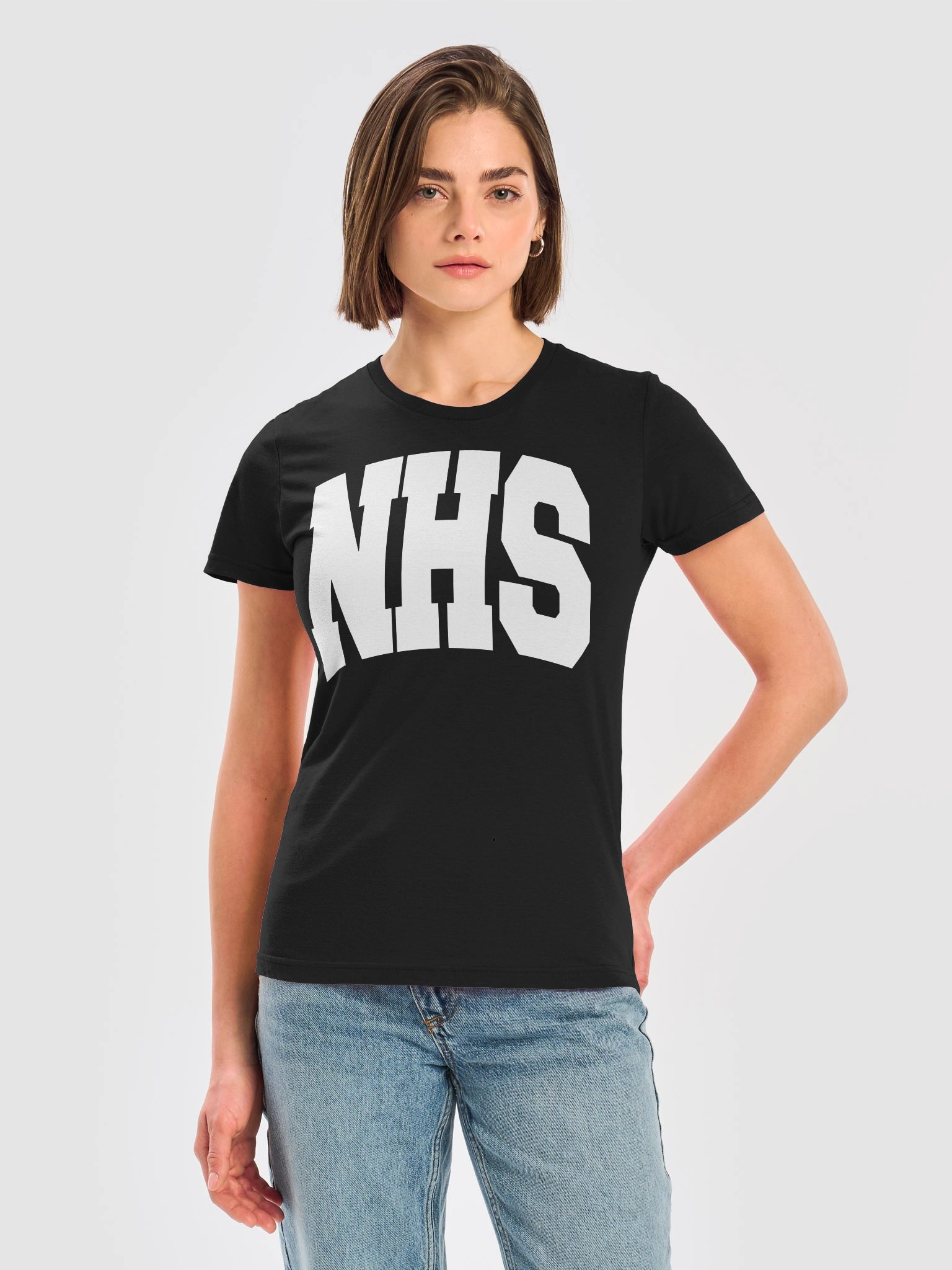 Custom Arched School Letters Women’s Soft T-Shirt product image (30)