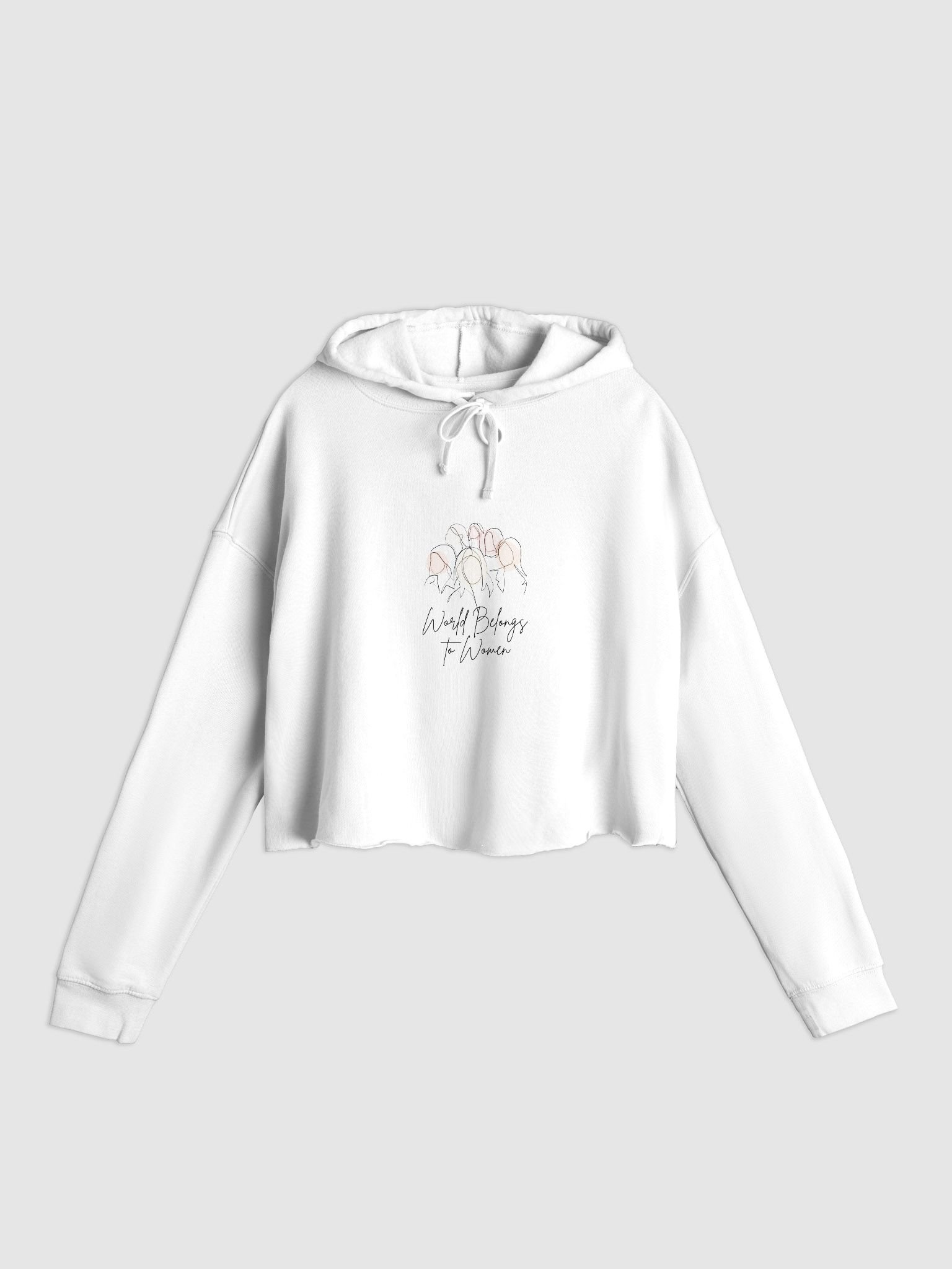 Women’s Lightweight Cropped Hoodie WHFB0148 product image (1)