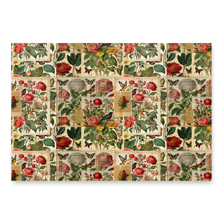 Edward Martin Mixed Media Collage Sheets No.421-Set of 3 Different Papers product image (2)