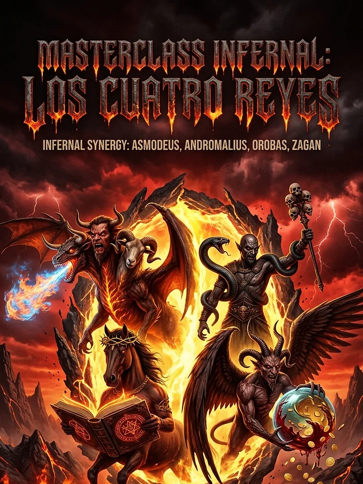 MASTERCLASS INFERNAL: INVOCA a ASMODEO, ANDROMALIUS, OROBAS Y ZAGAN product image (1)