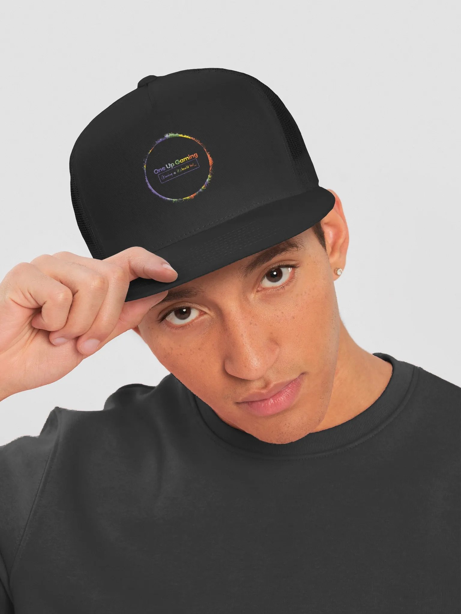 OUG Rainbow Logo Trucker Hat product image (2)