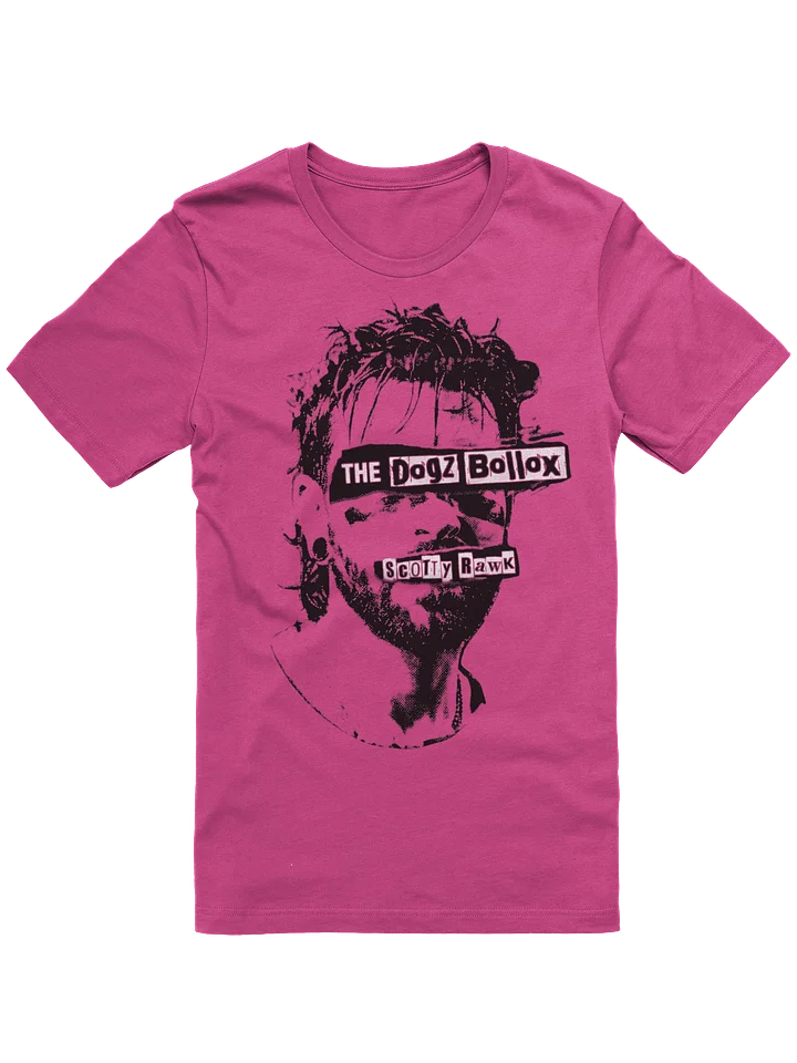 Scotty Rawk "God Save The Dogz Bollox" T-Shirt - Pink product image (1)