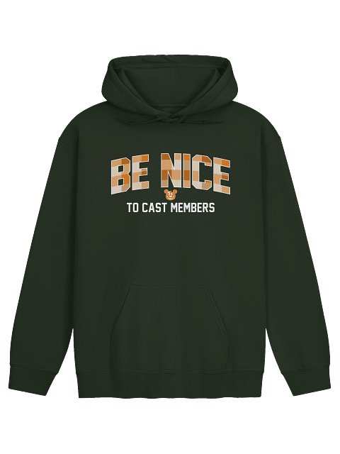 Be Nice to Cast Members Fall Plaid Hoodie