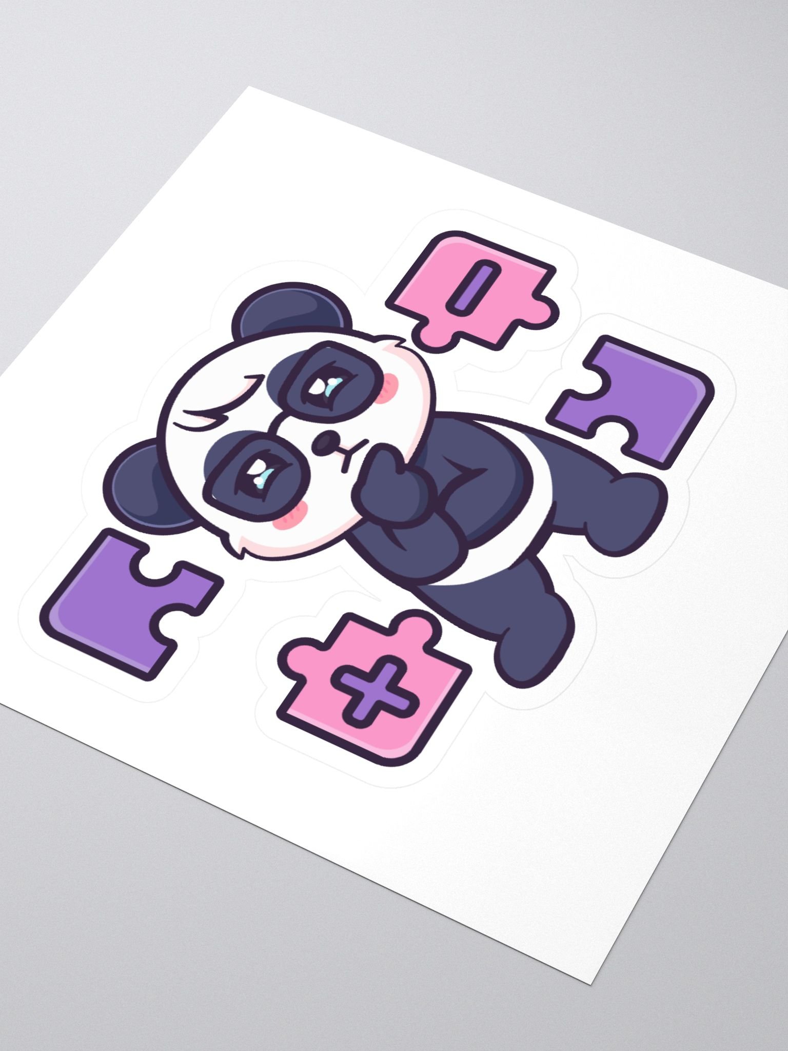 Puzzle Panda Sticker product image (3)