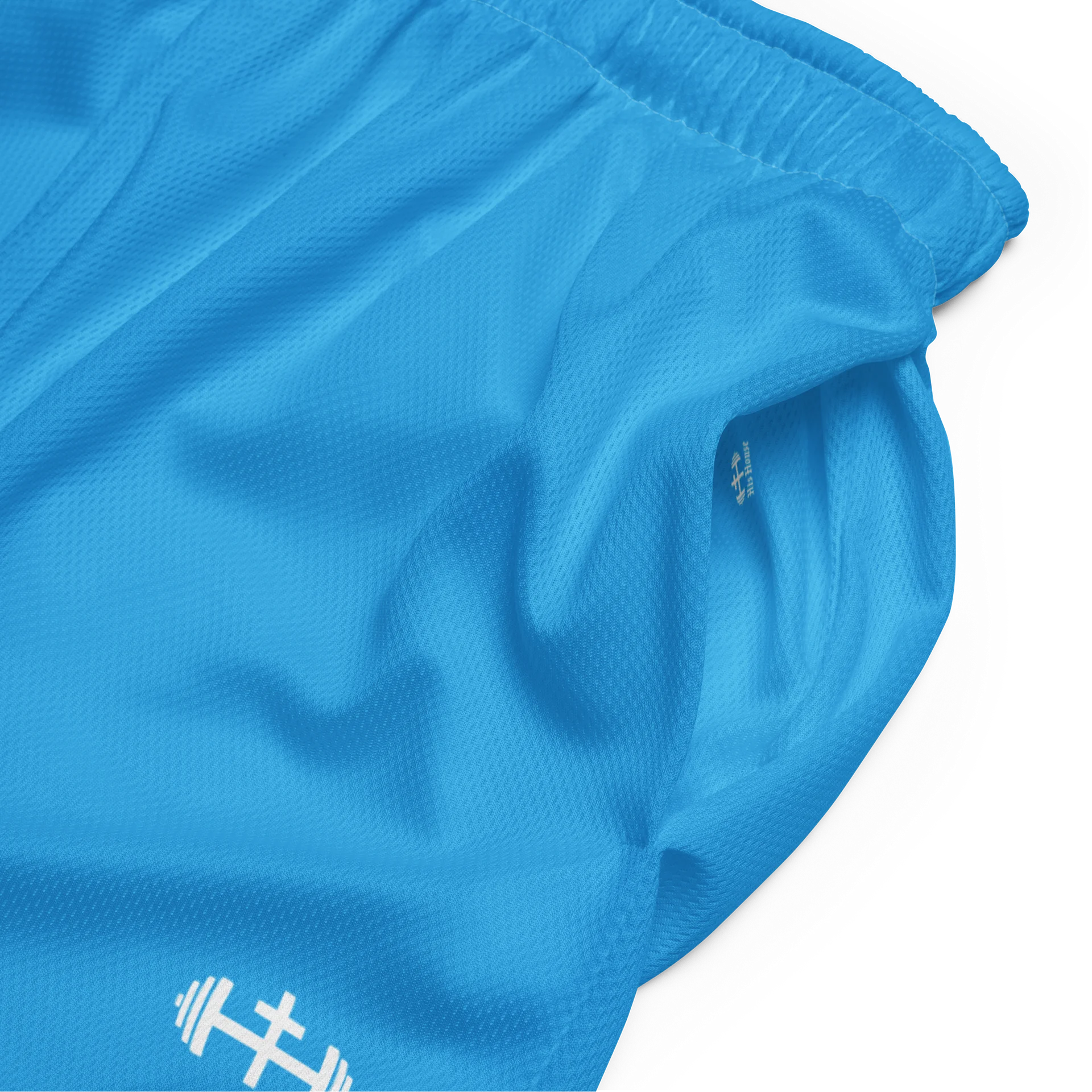 His House Mens Performance Mesh Shorts - Blue Sky product image (5)
