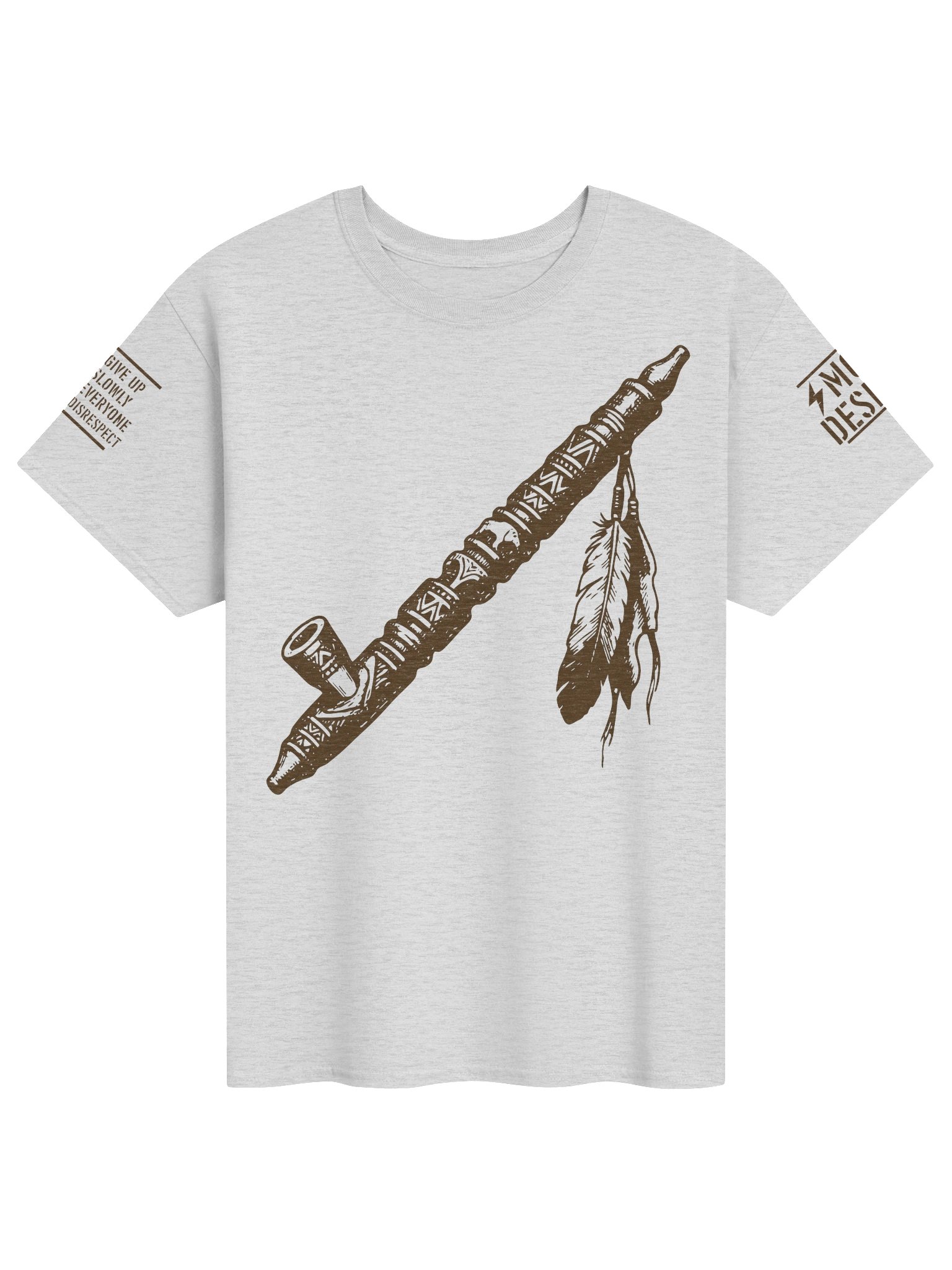 Spirit of the Plains Ceremonial Pipe Heavy Cotton Tee product image (1)