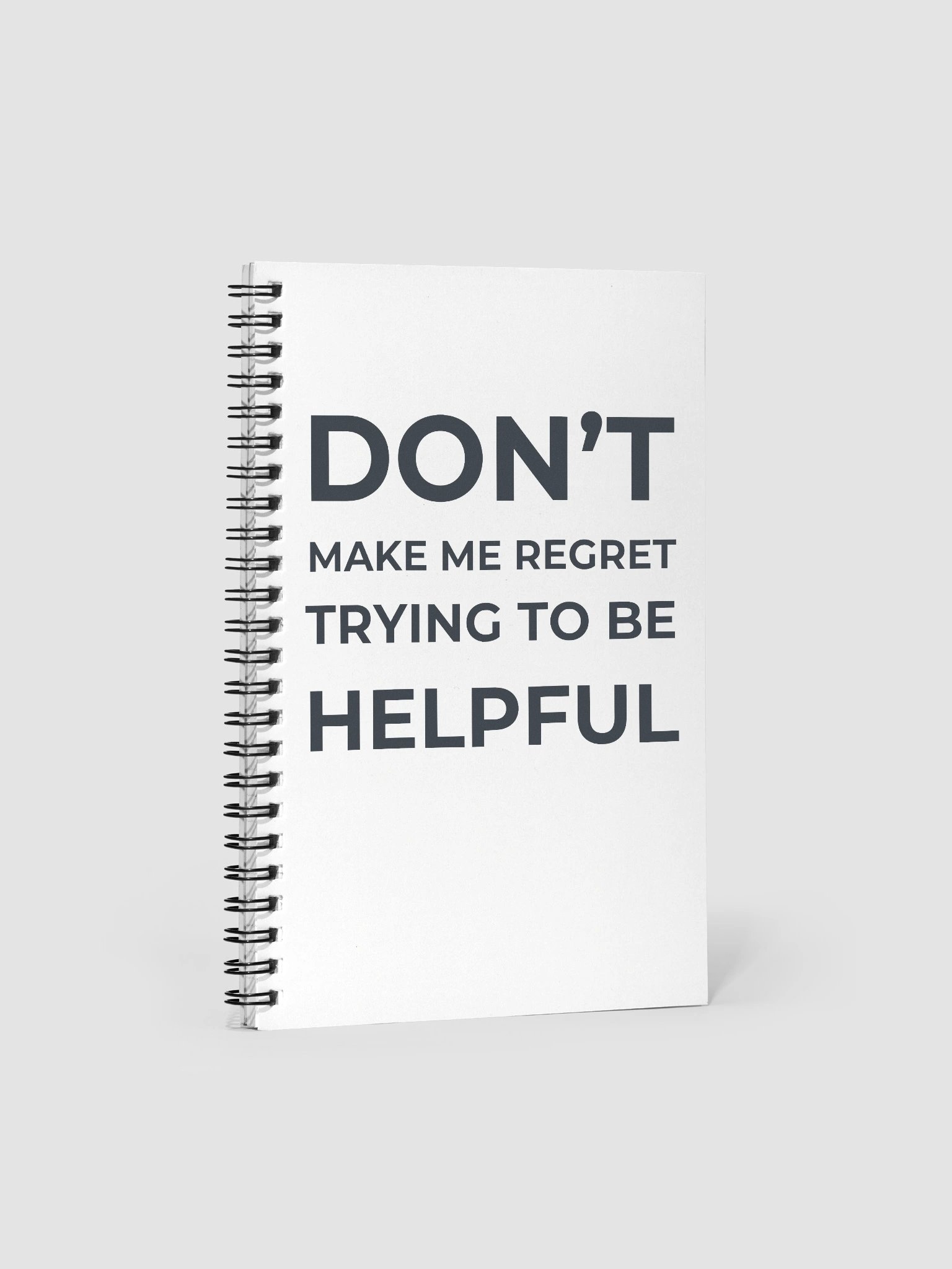 Don't Make Me Regret - Notebook product image (1)