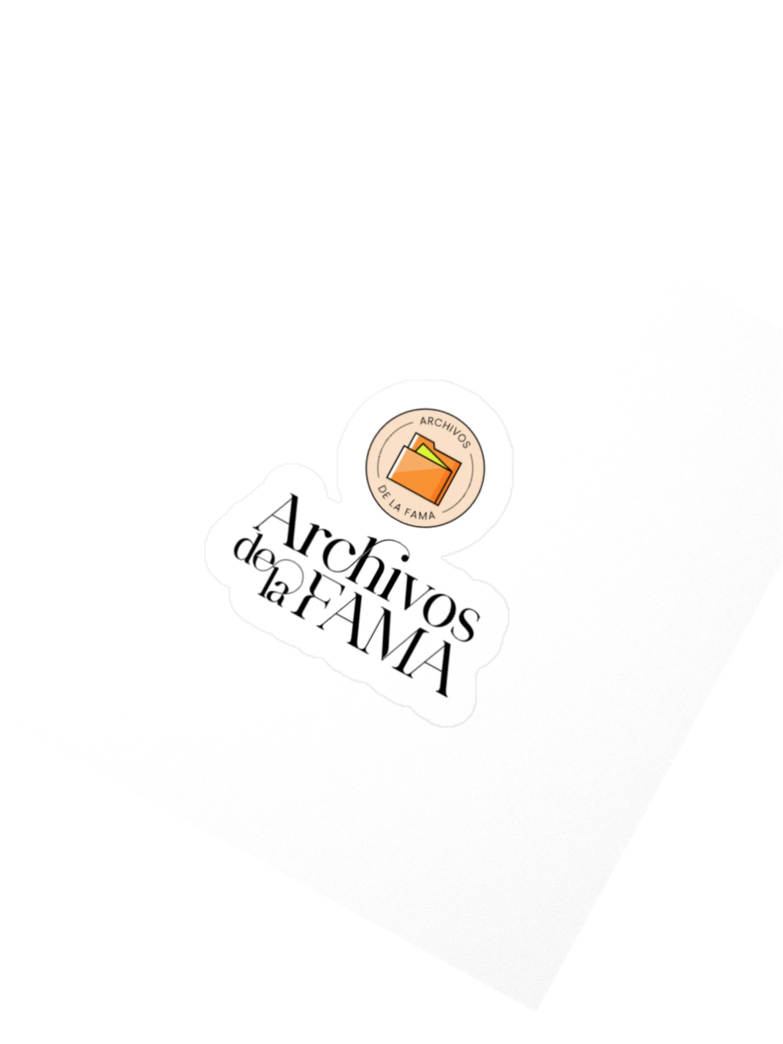 Archivos de la Fama Logo Sticker product image (2)