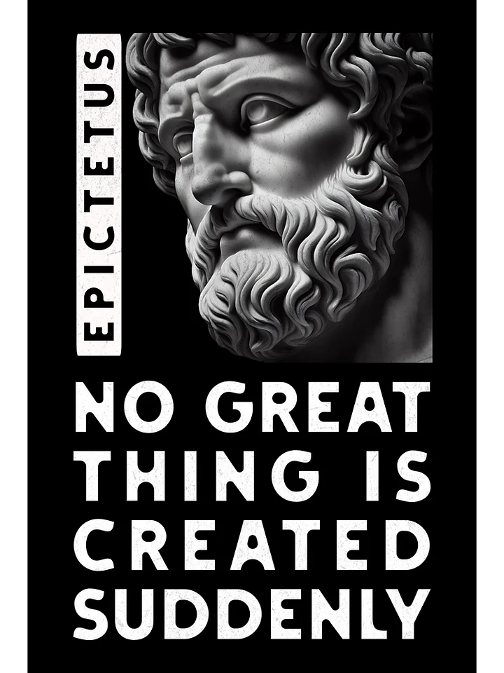 Epictetus Motivation Quote Matte Paper Poster product image (1)