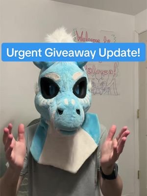 Urgent #giveaway update for all international participants:  Please watch until the end.  I made a huge mistake on my end, and I am glad to have caught it when I did. Our Fursuit Supplies store: https://aeriththederg-shop.fourthwall.com Our Discord server: https://discord.gg/2pUPy7nGPQ Our LinkTree: https://linktr.ee/aeriththederg #fursuit #furry #apology  #fursuit