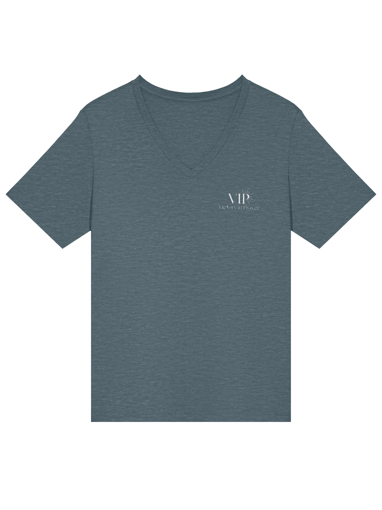 VIP Victory in Prayer Relaxed Walking in Victory Womens V-Neck Tee product image (37)
