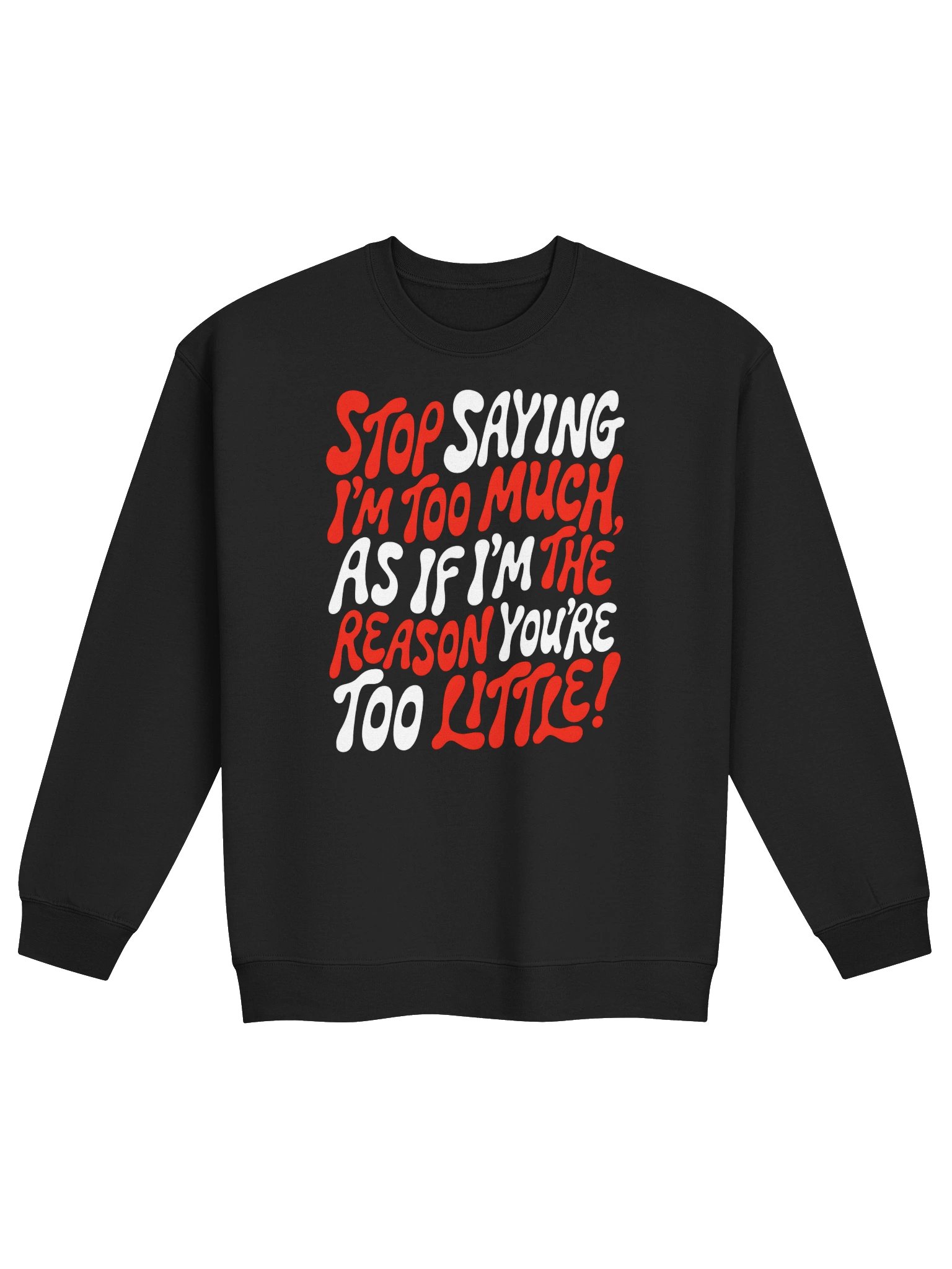 You're Not Too Much Human Design Manifestor Sweatshirt product image (4)