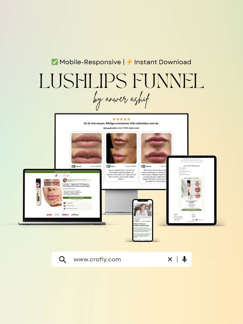 Beauty & Cosmetic Funnelish Templates product image (1)