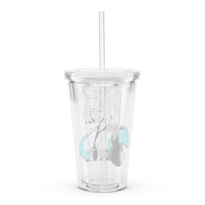 Waifu Clear Plastic Tumbler product image (2)