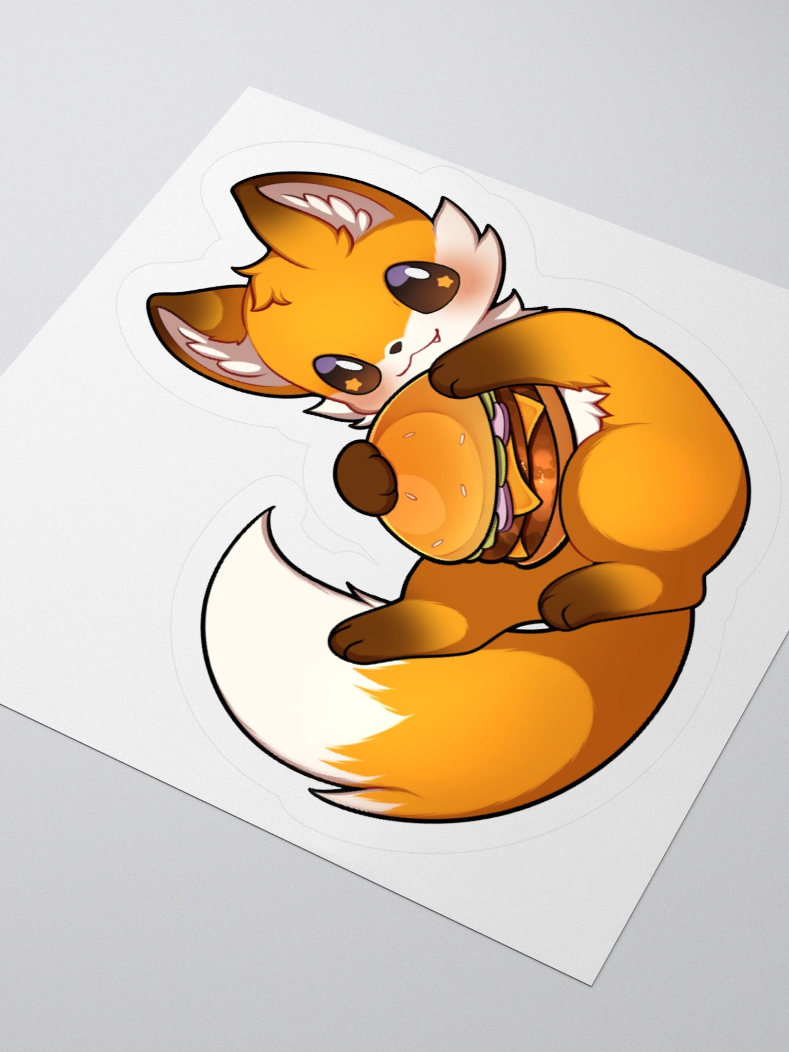 Burger Fox Sticker product image (7)