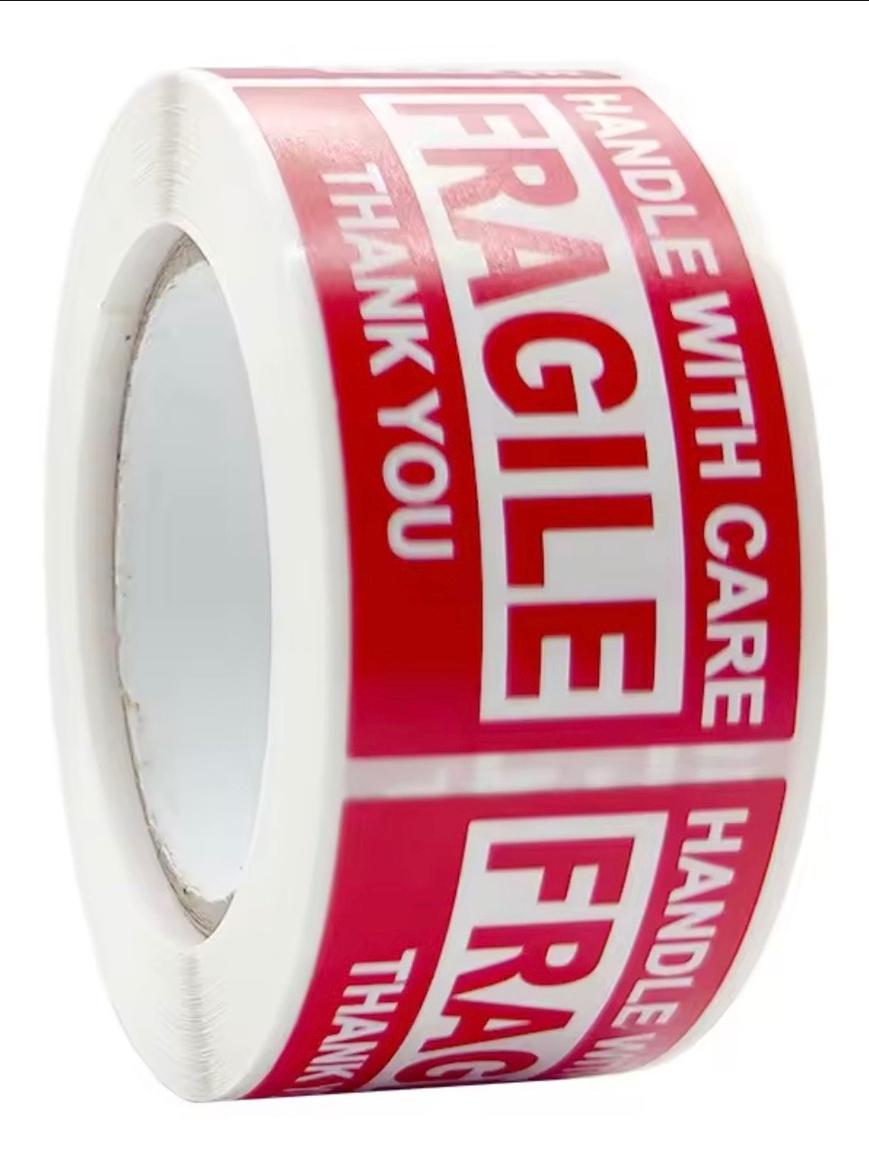 250Paste/Roll Fragile English Warning Label Sticker，Copper Plate Adhesive Anti-Tamper Fragile Item Warning Stickers product image (1)