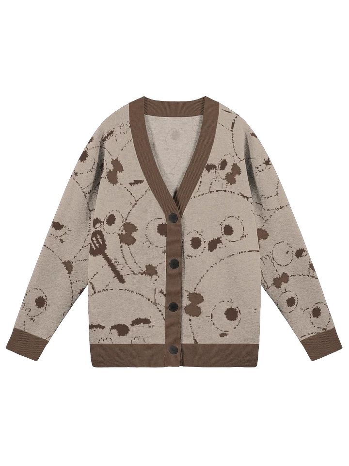 Pancake Unisex Jacquard Knit Cardigan product image (2)