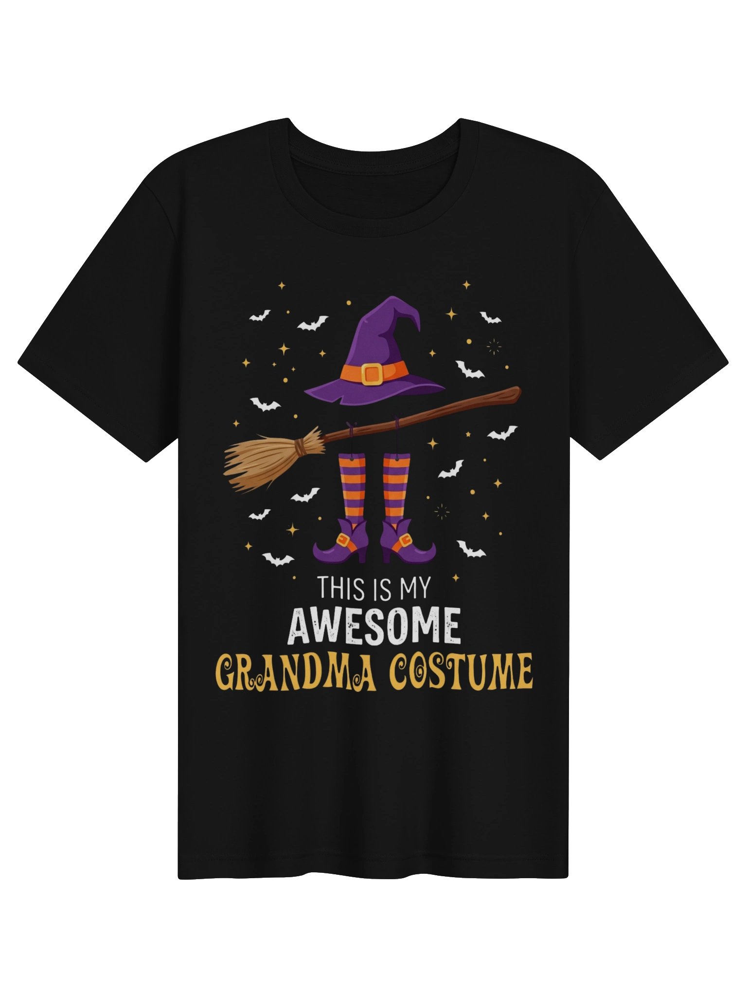 This Is My Awesome Grandma Costume Witch Halloween T-Shirt - Funny Halloween Shirt for Grandmothers product image (4)