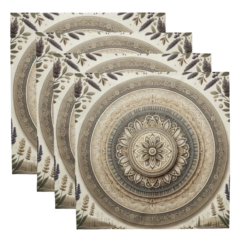 Lavish Botanical Mandala Napkins product image (5)