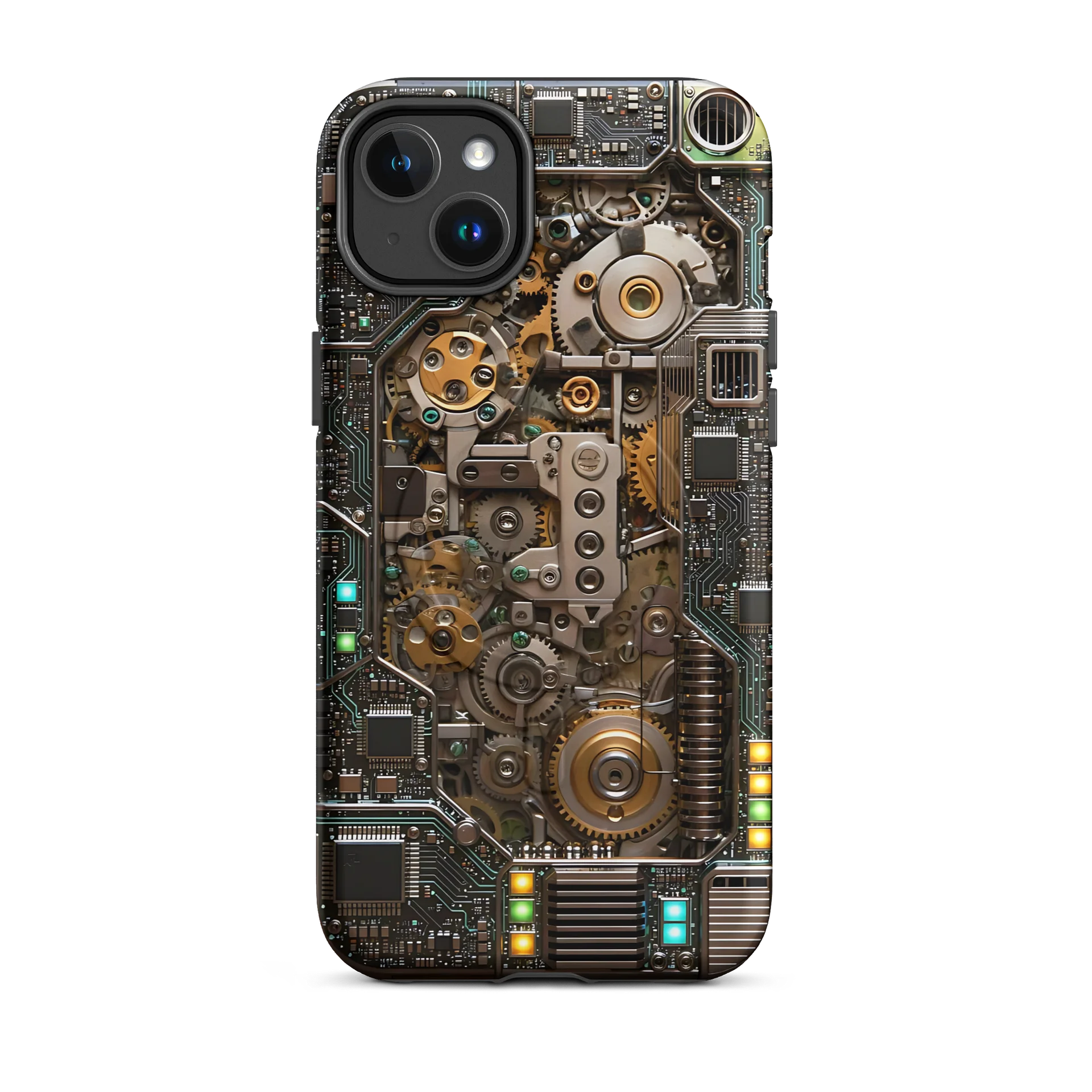 Circuit Gearworks - MagSafe® Tough Case for iPhone® Cell Phone - Futuristic Steampunk Tech Design product image (2)