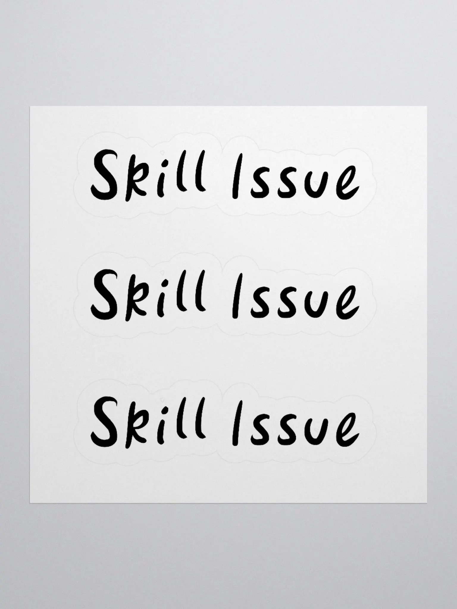 Skill Issue V2 Stickers product image (3)