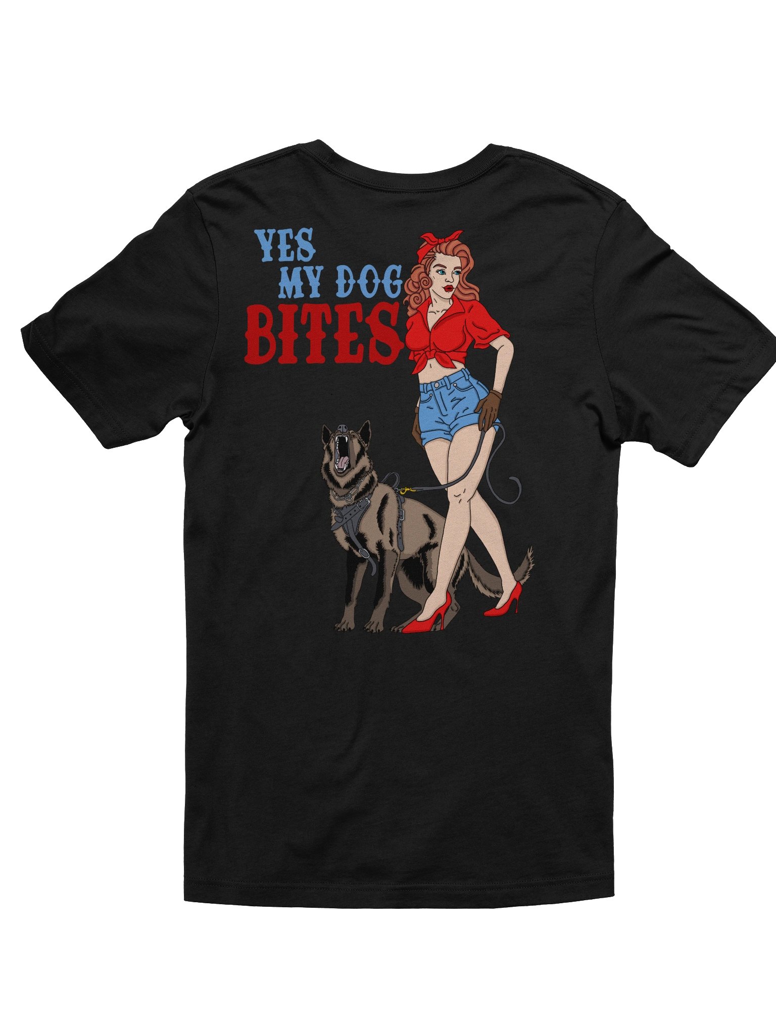 Yes My Dog Bites - Pinup Handler Tee product image (1)