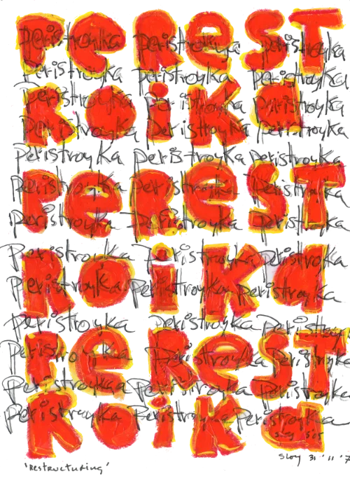 Perestroika "Restructuring" Poster product image (1)