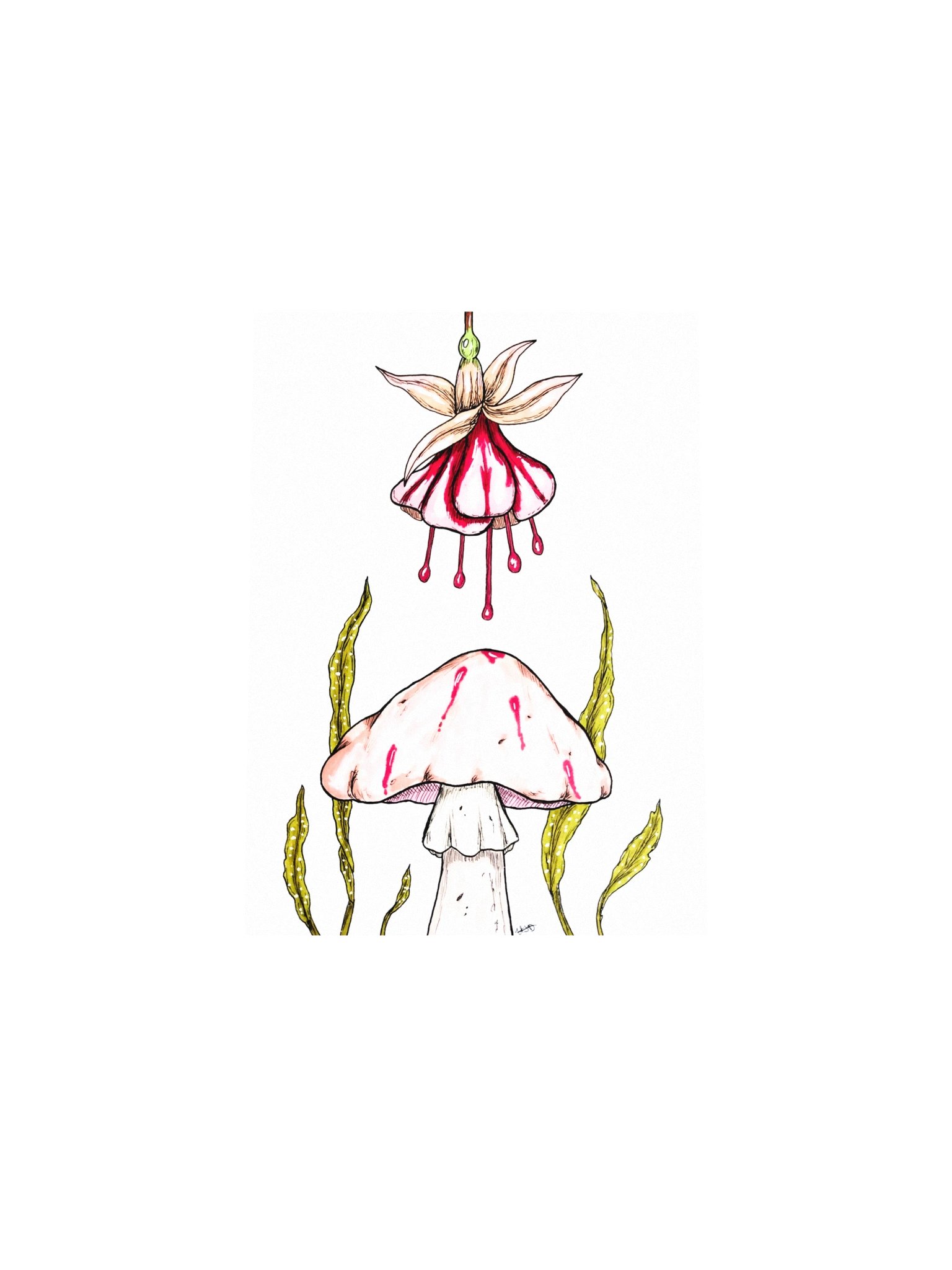"Ruby Drops" Matte Poster product image (4)