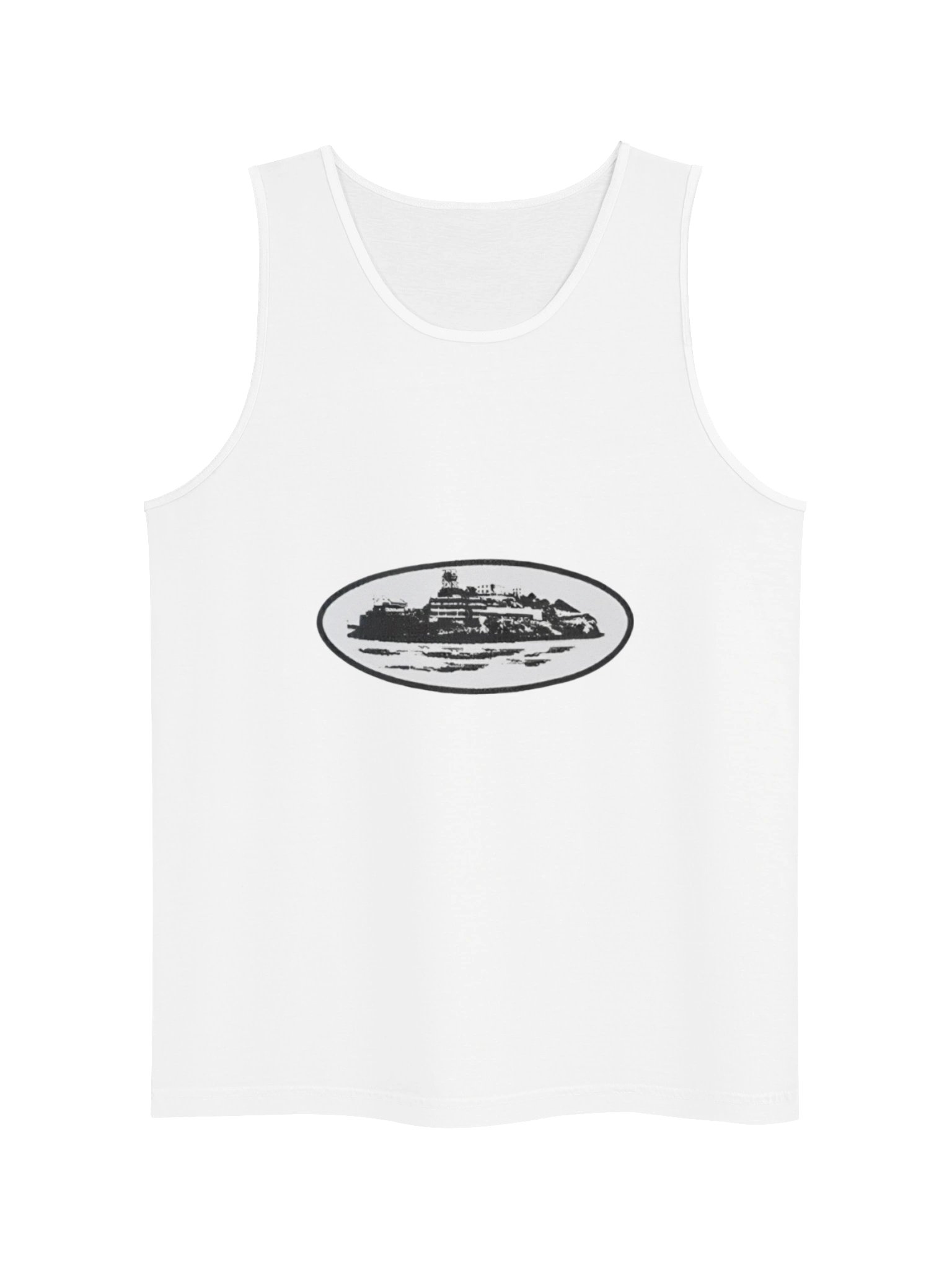 Corteiz Alcatraz Tank Top White product image (1)