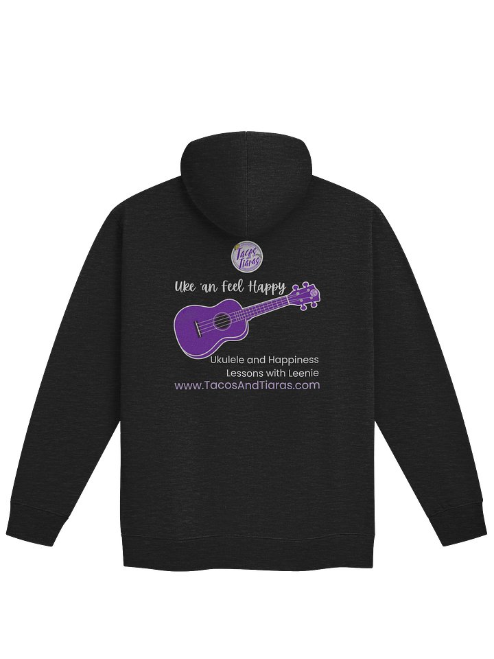Uke 'an Feel Happy Zipper Hoodie product image (2)