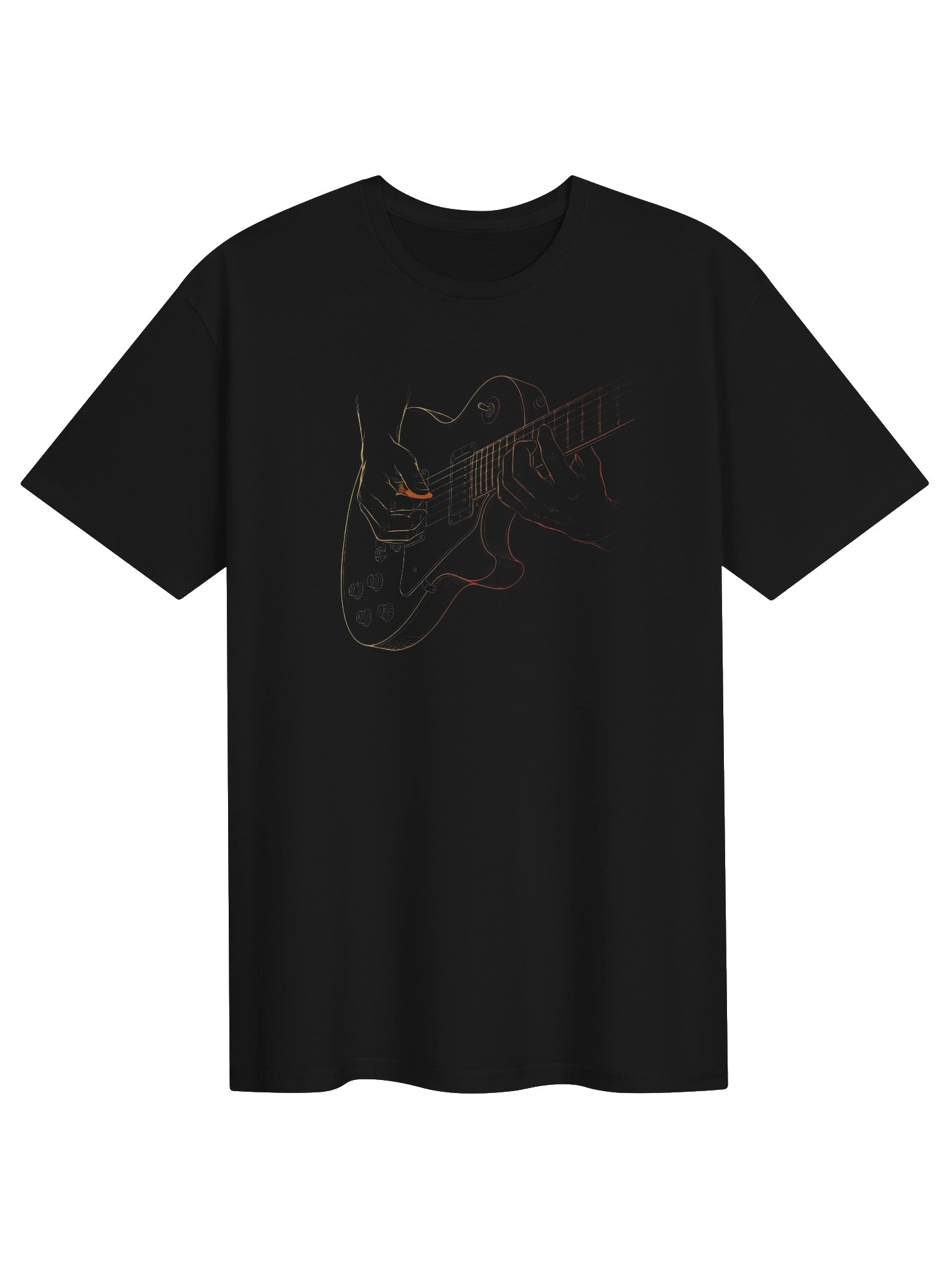 In the Strings Les Paul - Electric Guitar Line Art T-Shirt | Gift for Guitar Players product image (2)