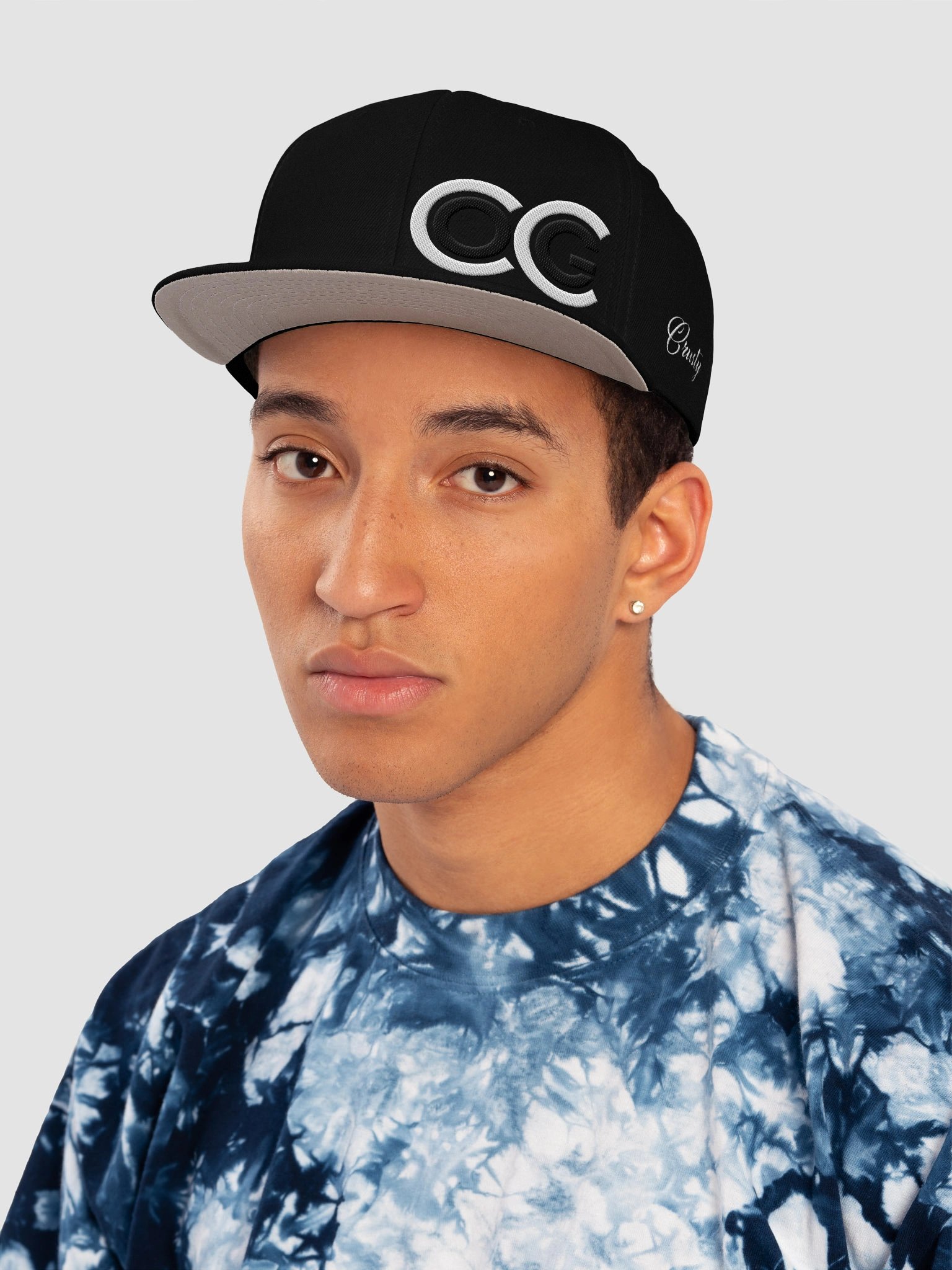 Cocoa Crusty CCOG Flatbill - White/Black on Black product image (6)