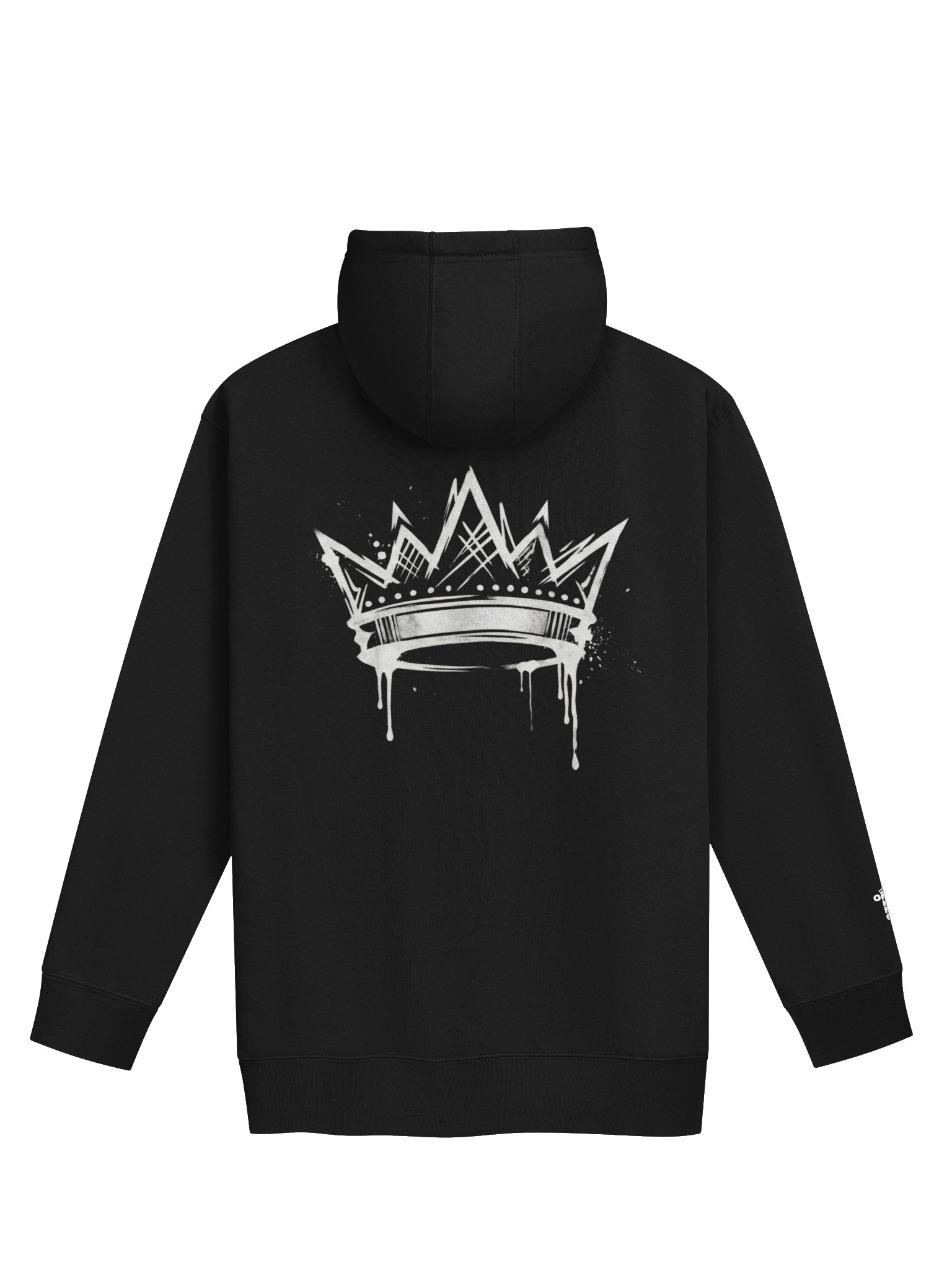 ONE KING True Crown Premium Soft Blend Hoodie with embroidered sleeve logo product image (1)