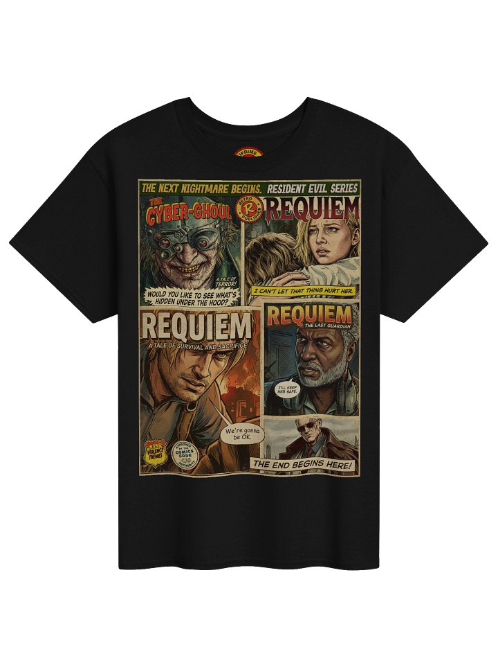Resident Evil Requiem Comic Panel Art T-Shirt product image (1)