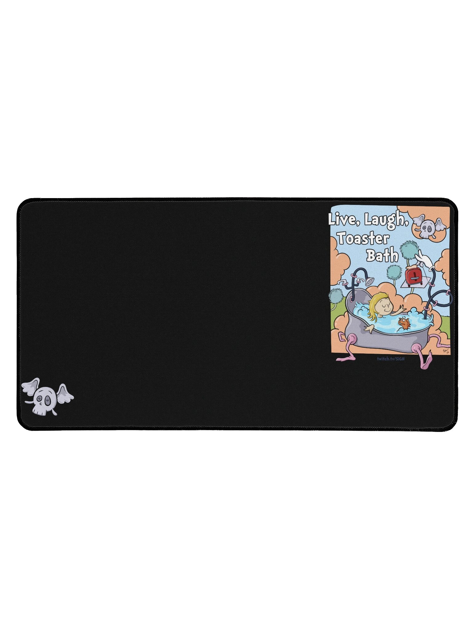 Live Laugh Toaster Bath Desk Mat product image (1)
