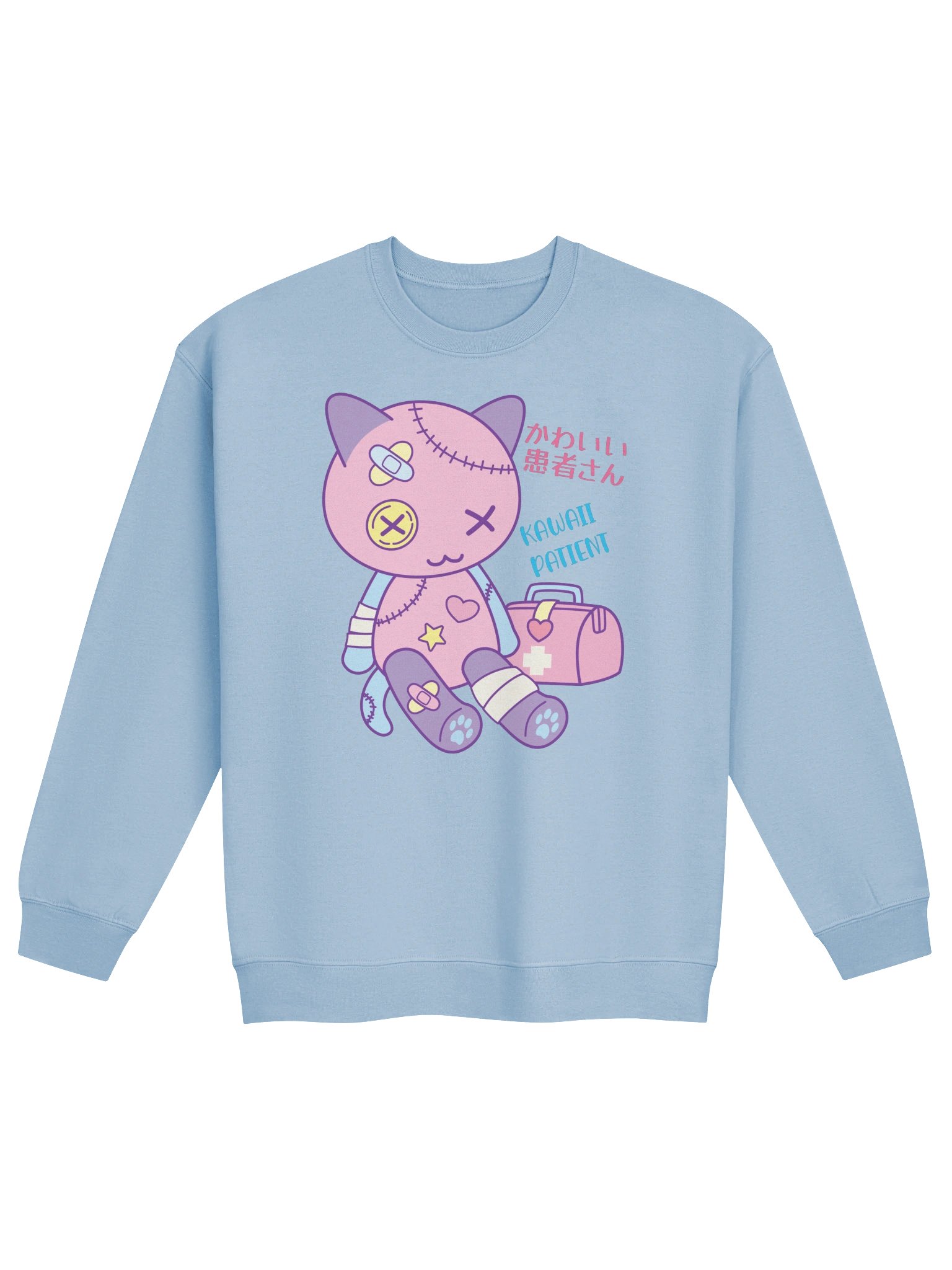 Kawaii Patient Toy Cat - Unisex Adult Sweatshirt product image (1)