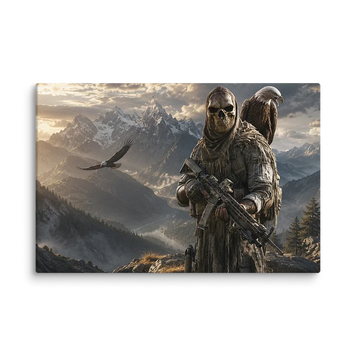 Above the Noise — MSE Skull Soldier Wall Art product image (1)