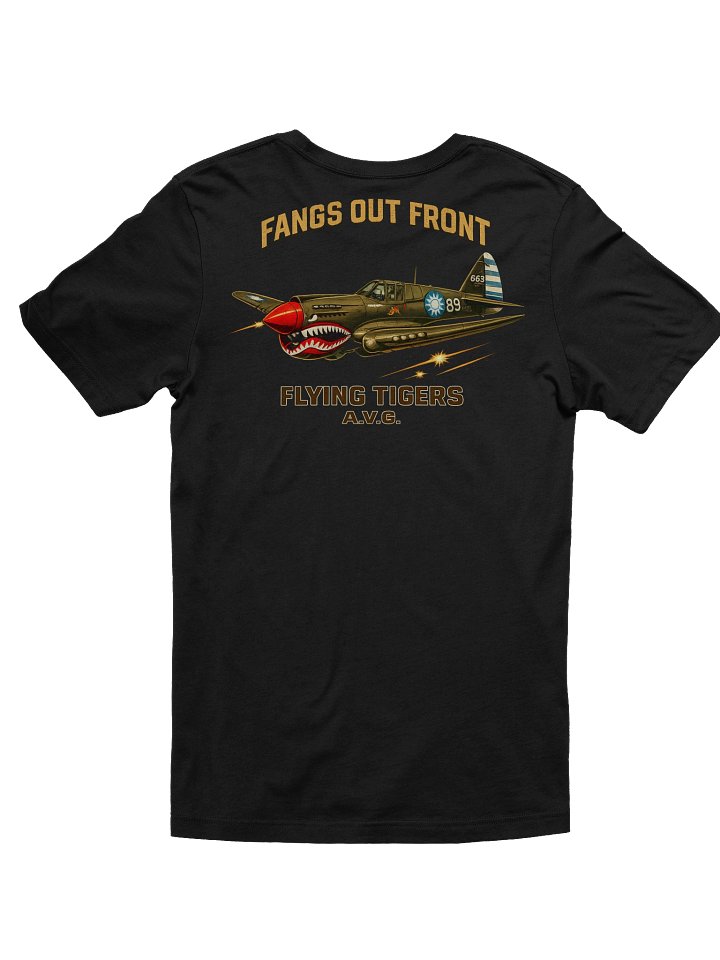 Flying Tigers / Fangs Out Front AVG Warhawk Tee product image (1)
