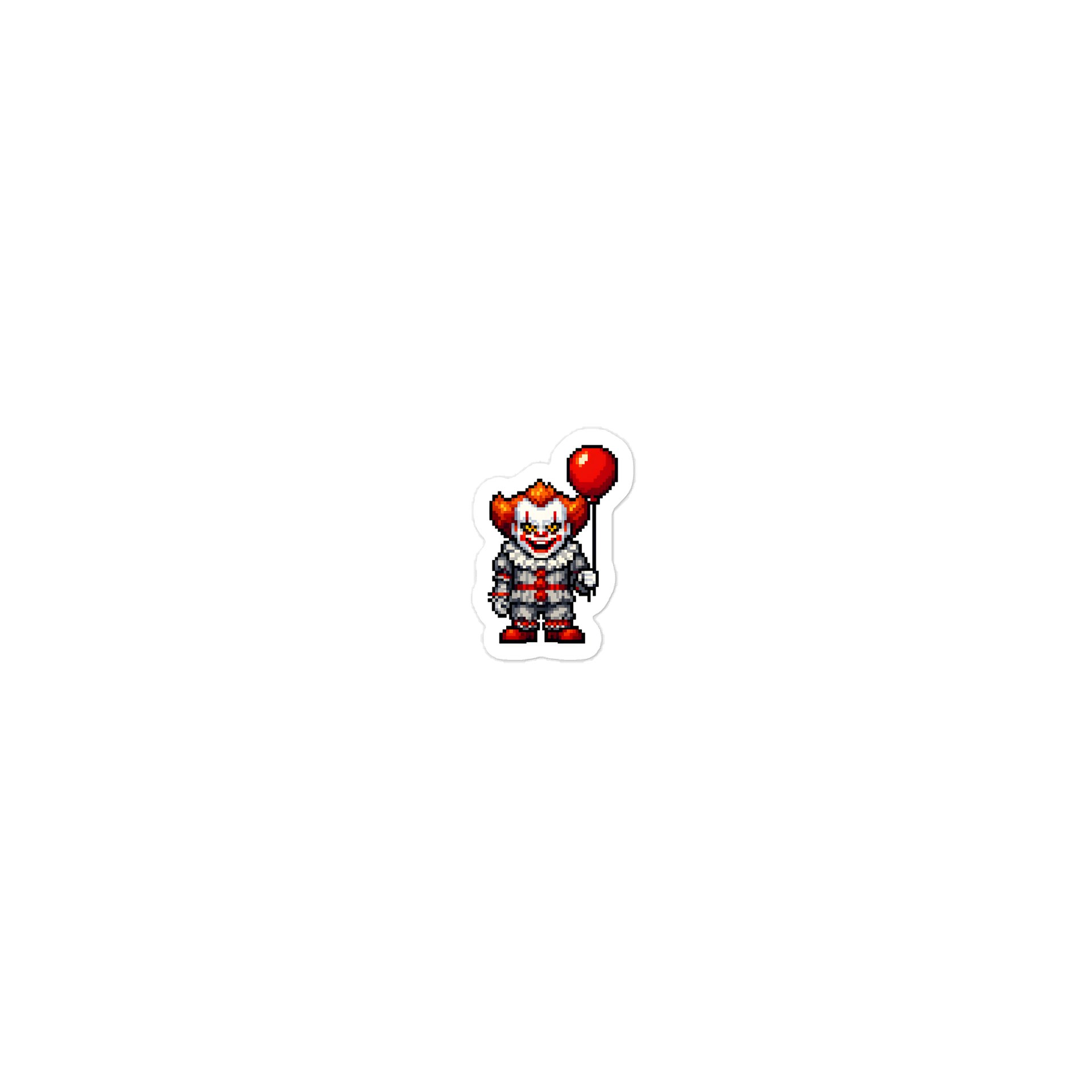 Pennywise (It) Retro Pixel Art Laptop Sticker product image (1)