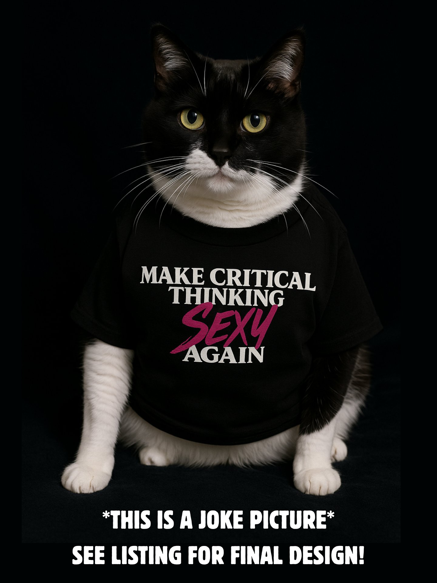 Make Critical Thinking Sexy Again! Black/Grey Unisex product image (2)