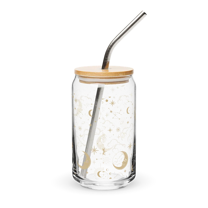 The Sun & The Moon Glass w/ straw product image (2)
