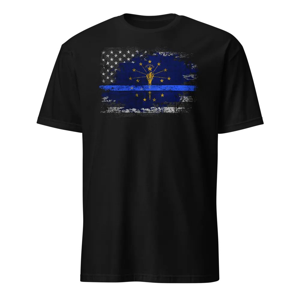 Indiana Thin Blue Line Flag product image (1)