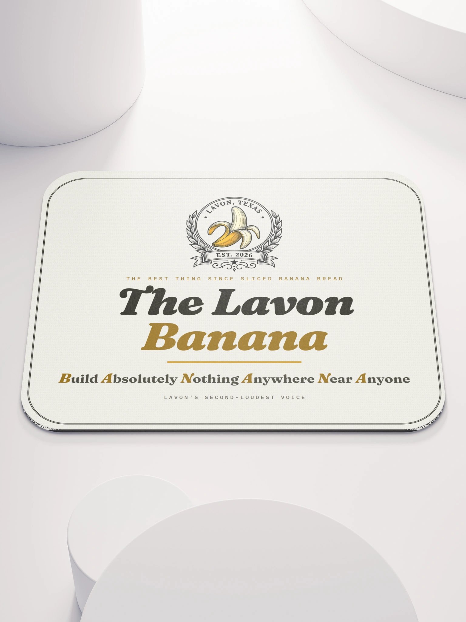 The Lavon Banana Mouse Pad product image (1)