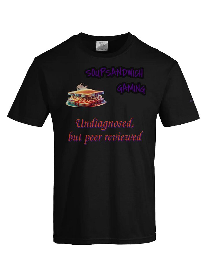 Undiagnosed SoupSandwich Gaming Tee product image (2)