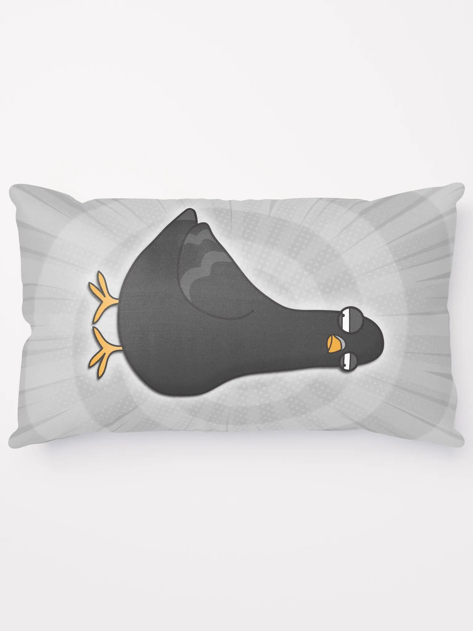 Pigeon Cushion (White/Black) product image (7)