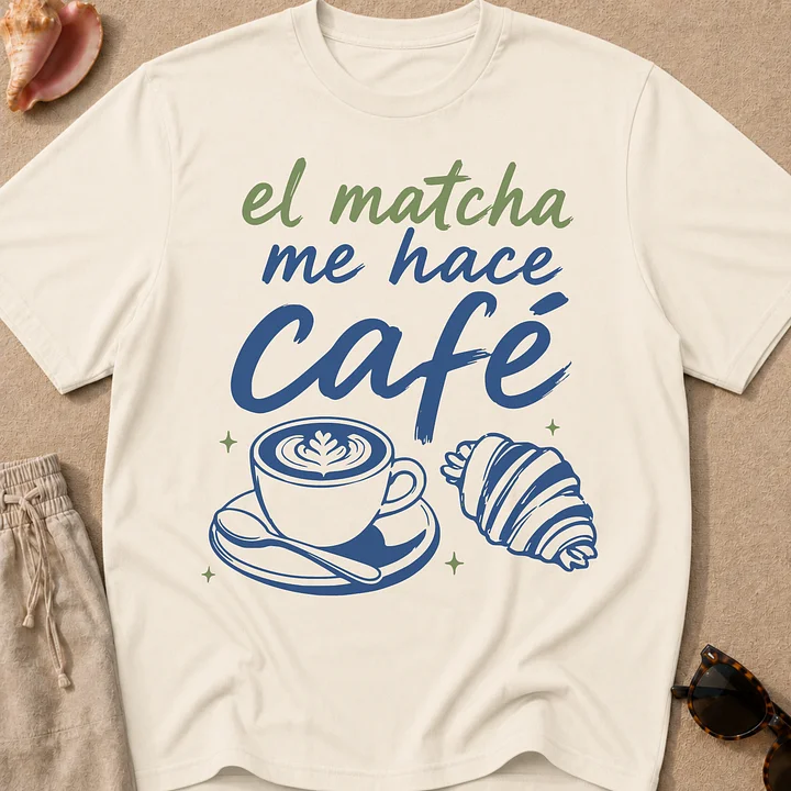 El Matcha Me Hace Café Camiseta Unisex product image (1)