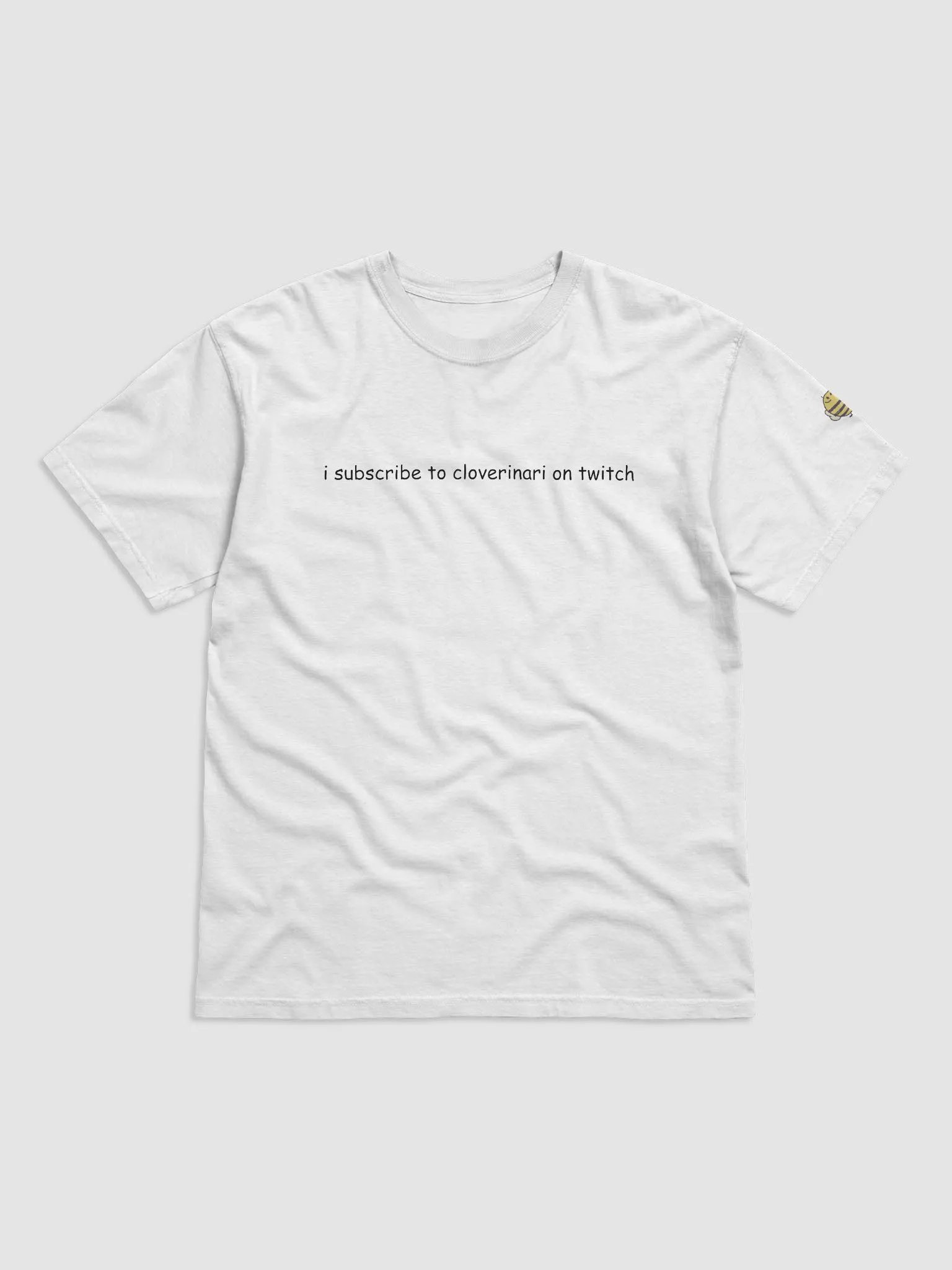 i subscribe to clover tshirt (light mode) product image (1)